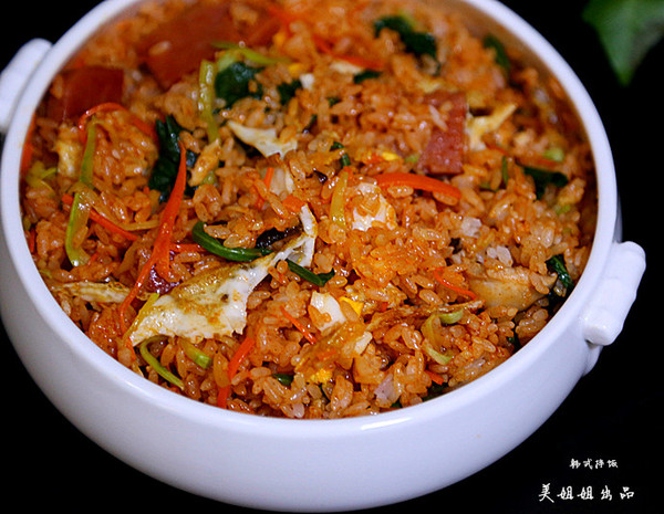 家常版-----韓式拌飯的做法-香辣味拌菜譜