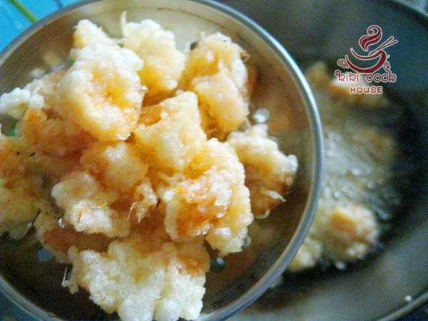 椒鹽蝦仁的做法-咸鮮味炸菜譜