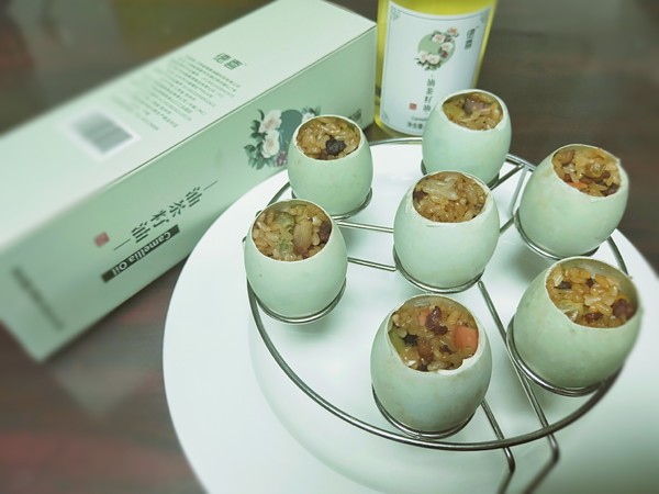 糯米蛋的做法-家常味蒸菜譜