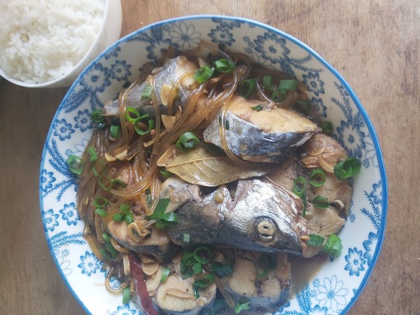 鲅魚燉粉條的做法-咸鮮味燉菜譜