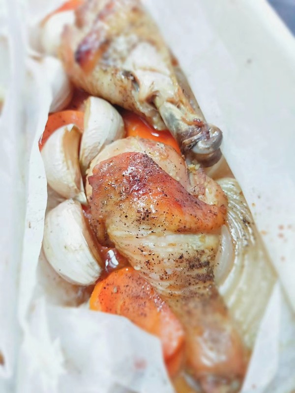 紙包雞腿的做法-家常味烤菜譜