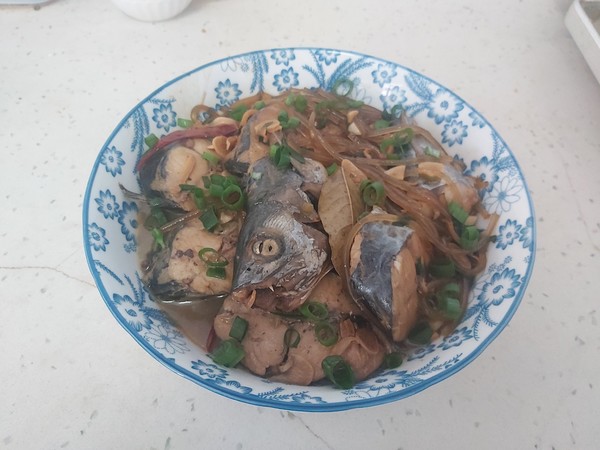鲅魚燉粉條的做法-咸鮮味燉菜譜