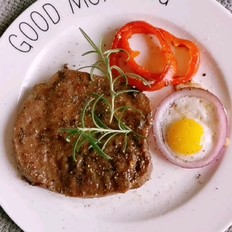 法式牛排的做法-黑椒味煎菜譜