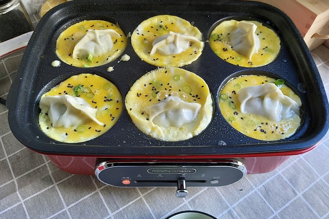 蛋抱煎餃的做法-家常味煎菜譜