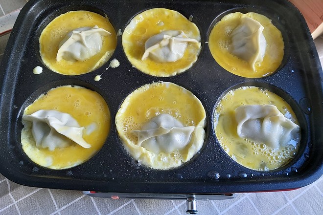 蛋抱煎餃的做法-家常味煎菜譜