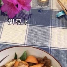 胡蘿卜山藥肉片的做法-咸鮮味炒菜譜