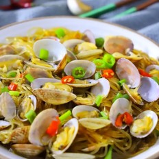 花蛤粉絲煲的做法-咸鮮味煮菜譜