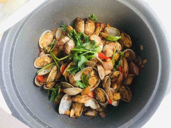 香辣花蛤的做法-香辣味炒菜譜