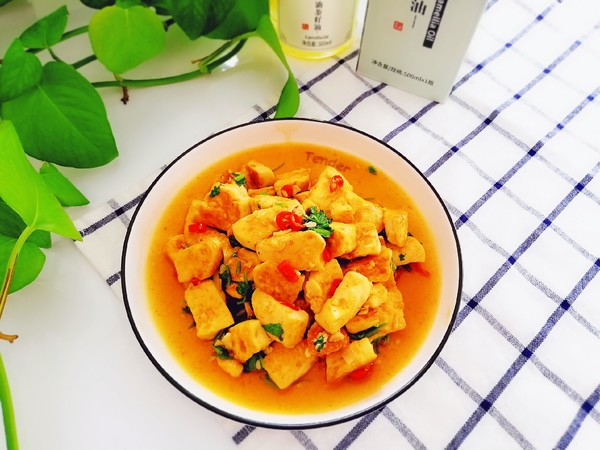 蒜香豆腐的做法-香辣味燒菜譜