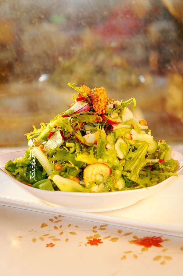 涼拌時蔬的做法-酸甜味拌菜譜