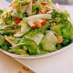 涼拌時蔬的做法-酸甜味拌菜譜