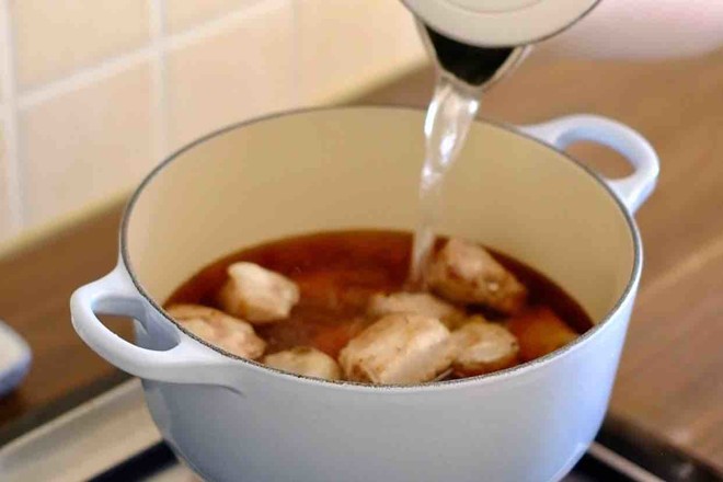 鮑魚燒排骨的做法-咸鮮味燒菜譜