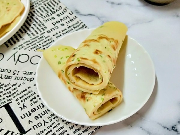 蔥花雞蛋餅的做法-家常味煎菜譜