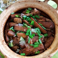 魚香茄子煲的做法-家常味煲菜譜