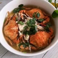 螃蟹豆腐湯的做法-咸鮮味煮菜譜
