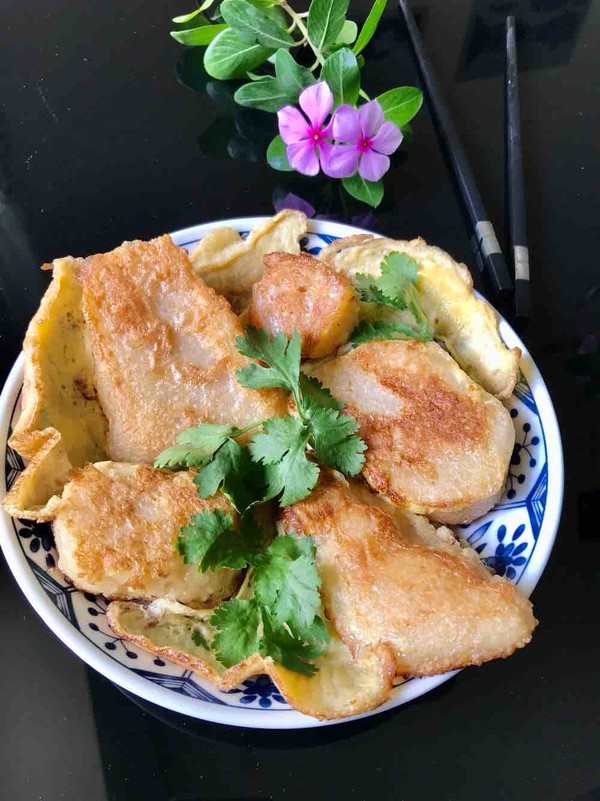 黃金粽子片的做法-家常味煎菜譜