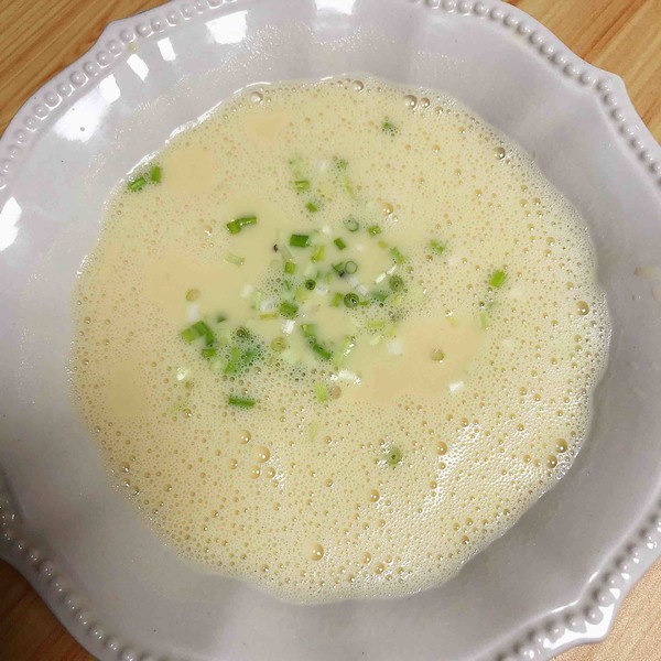 海米海苔豆漿蒸水蛋的做法-咸鮮味蒸菜譜