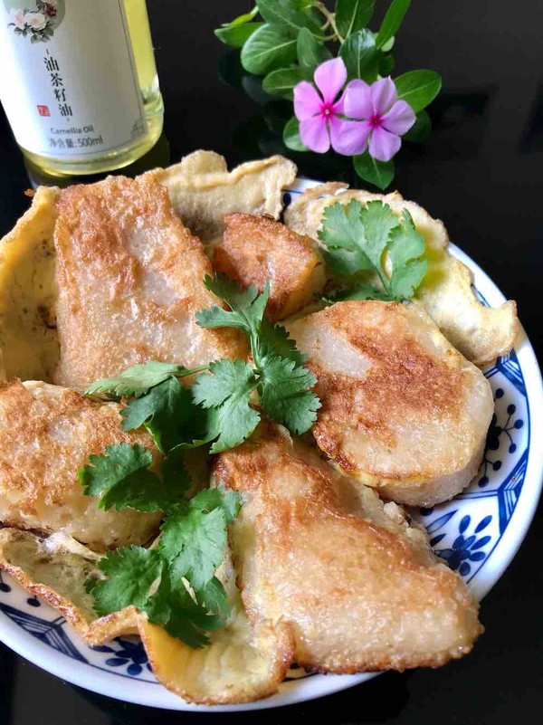 黃金粽子片的做法-家常味煎菜譜