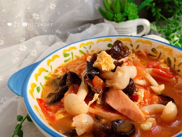 木耳菌菇湯的做法-家常味炒菜譜