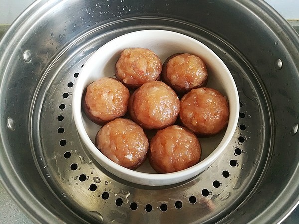 香菇釀肉的做法-香辣味蒸菜譜