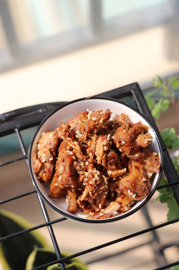 香辣牛肉干的做法-香辣味烤菜譜