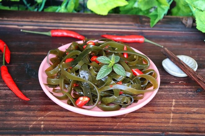 涼拌海帶絲的做法-香辣味拌菜譜