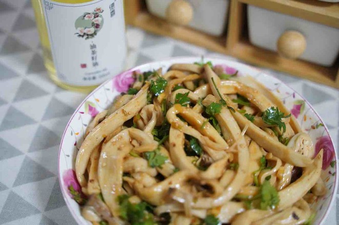 涼拌杏鮑菇的做法-香辣味拌菜譜