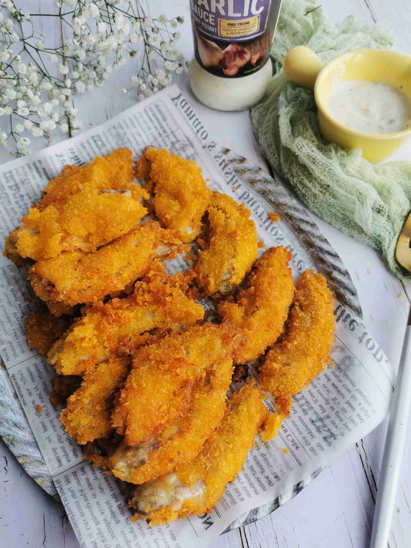 蒜蓉翅尖的做法-蒜香味炸菜譜