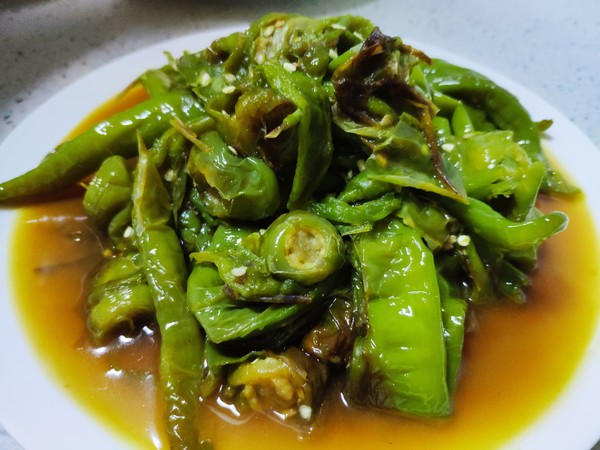 虎皮辣子的做法-香辣味炒菜譜