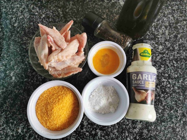 蒜蓉翅尖的做法-蒜香味炸菜譜