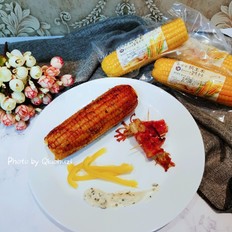 香烤玉米的做法-咸鮮味烤菜譜