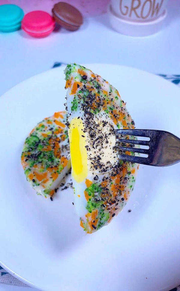 蔬菜蒸蛋羹的做法-家常味蒸菜譜