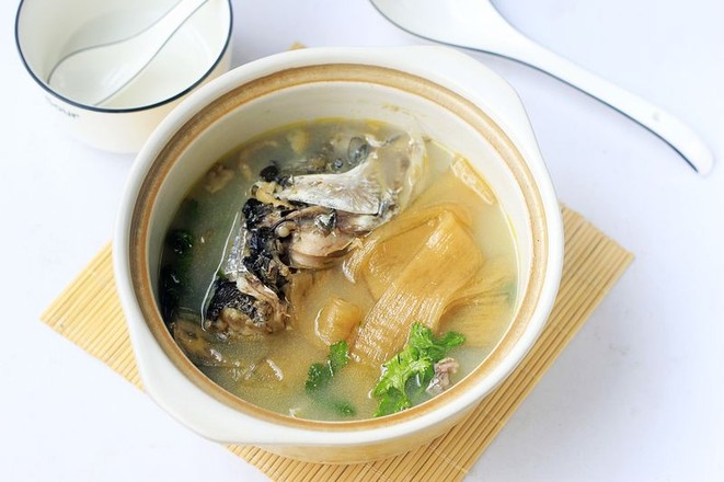 魚頭苕粉煲的做法-家常味燉菜譜