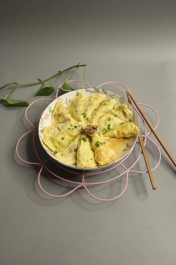 高湯蒸蛋餃的做法-咸鮮味蒸菜譜