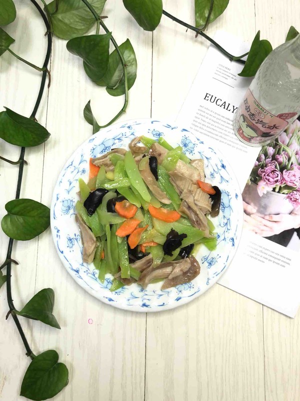 萵筍炒肚片的做法-家常味炒菜譜