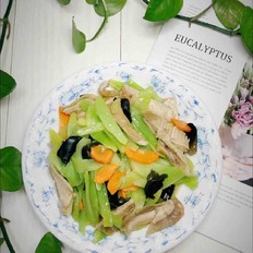 萵筍炒肚片的做法-家常味炒菜譜