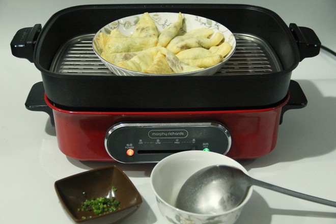 高湯蒸蛋餃的做法-咸鮮味蒸菜譜