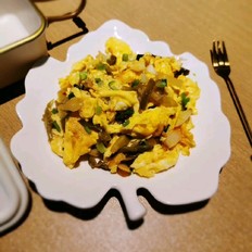 榨菜絲炒雞蛋的做法-咸鮮味炒菜譜