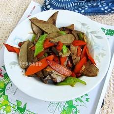 溜炒羊肝的做法-家常味炒菜譜