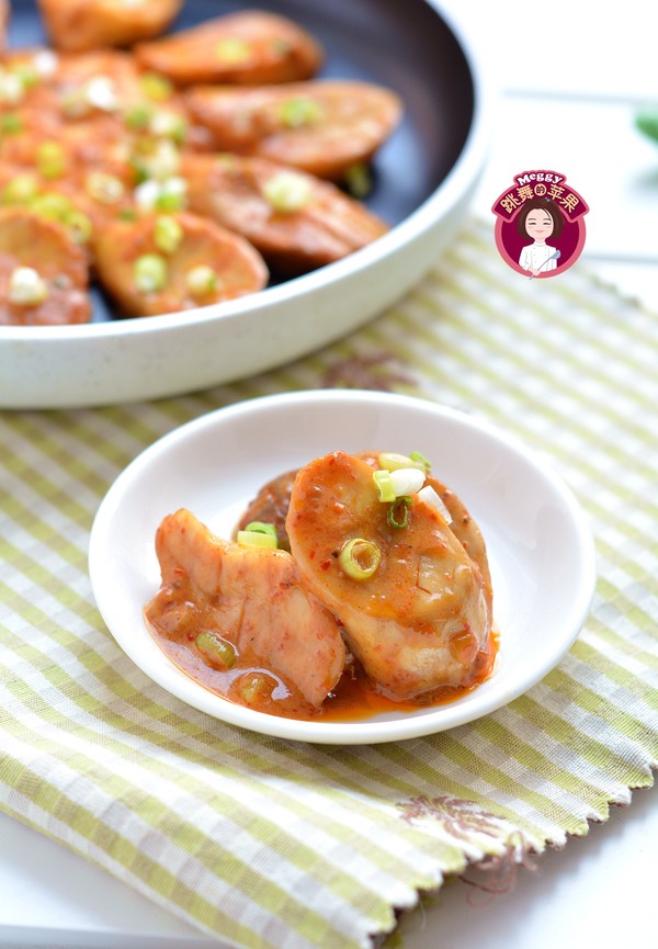 杏鮑菇腐乳煎蛋的做法-家常味煎菜譜