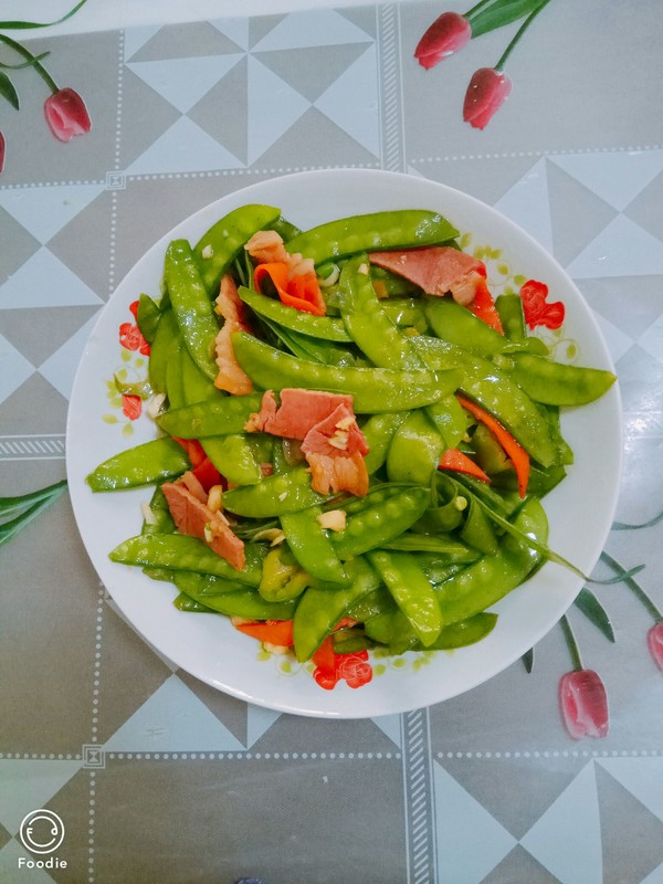 臘肉荷蘭豆的做法-家常味炒菜譜