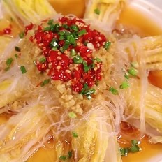 蒜蓉粉絲娃娃菜的做法-蒜香味蒸菜譜