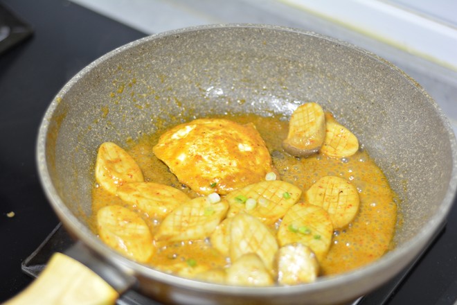 杏鮑菇腐乳煎蛋的做法-家常味煎菜譜