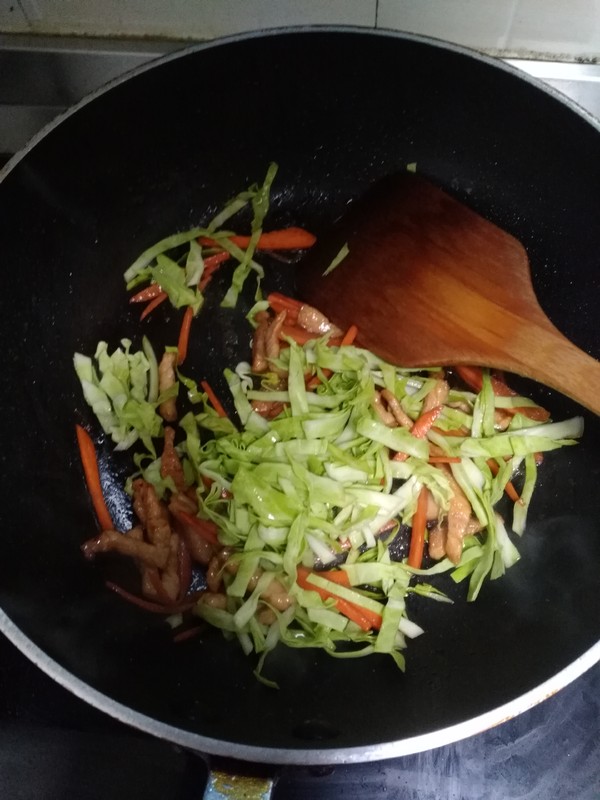 榨菜肉絲面的做法-家常味炒菜譜