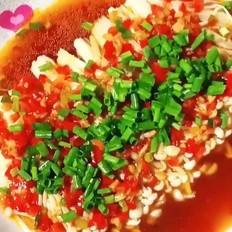 剁椒金針菇的做法-家常味蒸菜譜