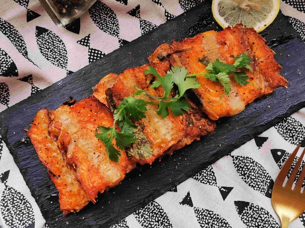 炸三文魚排的做法-咸鮮味炸菜譜