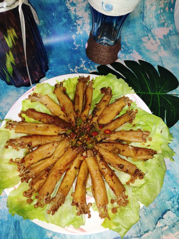 金針菇卷的做法-咸鮮味煎菜譜