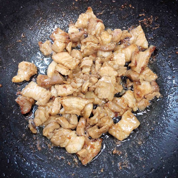 五花肉杏鮑菇（10分鐘快手菜）的做法-咸鮮味炒菜譜