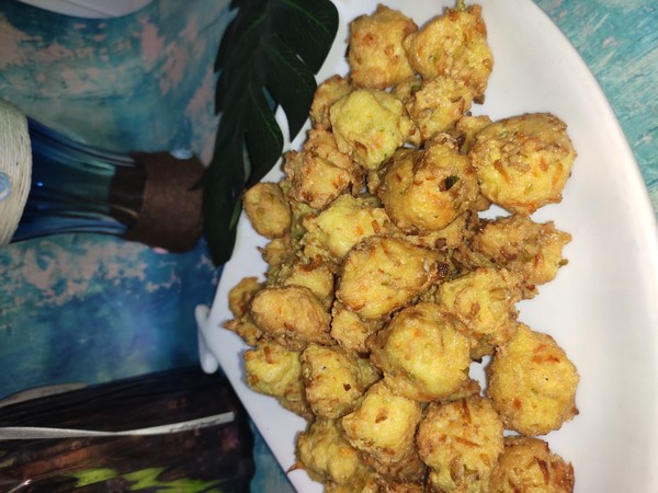 豆腐丸子的做法-咸鮮味炸菜譜