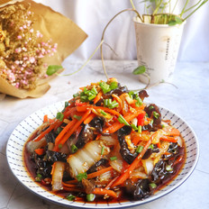 涼拌白菜梗的做法-酸辣味拌菜譜